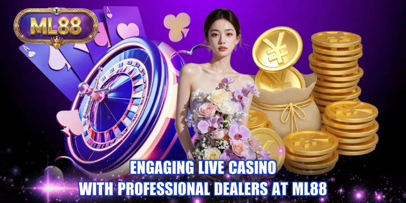 Engaging Live Casino with professional dealers at ML88
